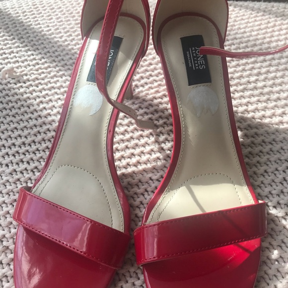 Jones nice red sandals comfortable heels - Picture 5 of 8